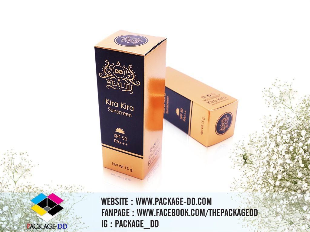 โรงพิมพ์รับ ผลิตกล่องฟอยล์ทอง -KiraKira3