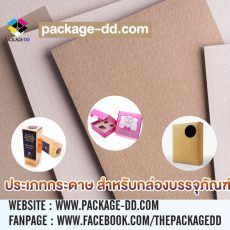 ประเภทกระดาษ สำหรับ ผลิตกล่องบรรจุภัณฑ์