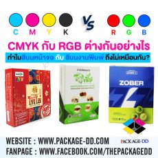CMYK กับ RGB ต่างกันอย่างไร