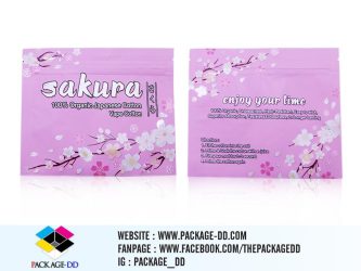 โรงงานรับออกแบบ และ รับผลิตซองฟอยด์ sakura