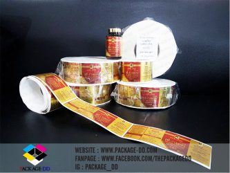 รับผลิตสติกเกอร์ม้วน