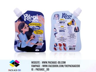 รับผลิตซองฟอยด์ และซองฟอยล์ ฝาจุก -refreshcream