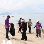 กิจกรรมเก็บขยะชายหาด